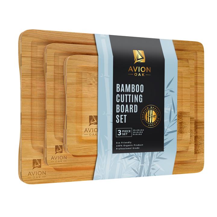 Avion Oak bamboo cutting board