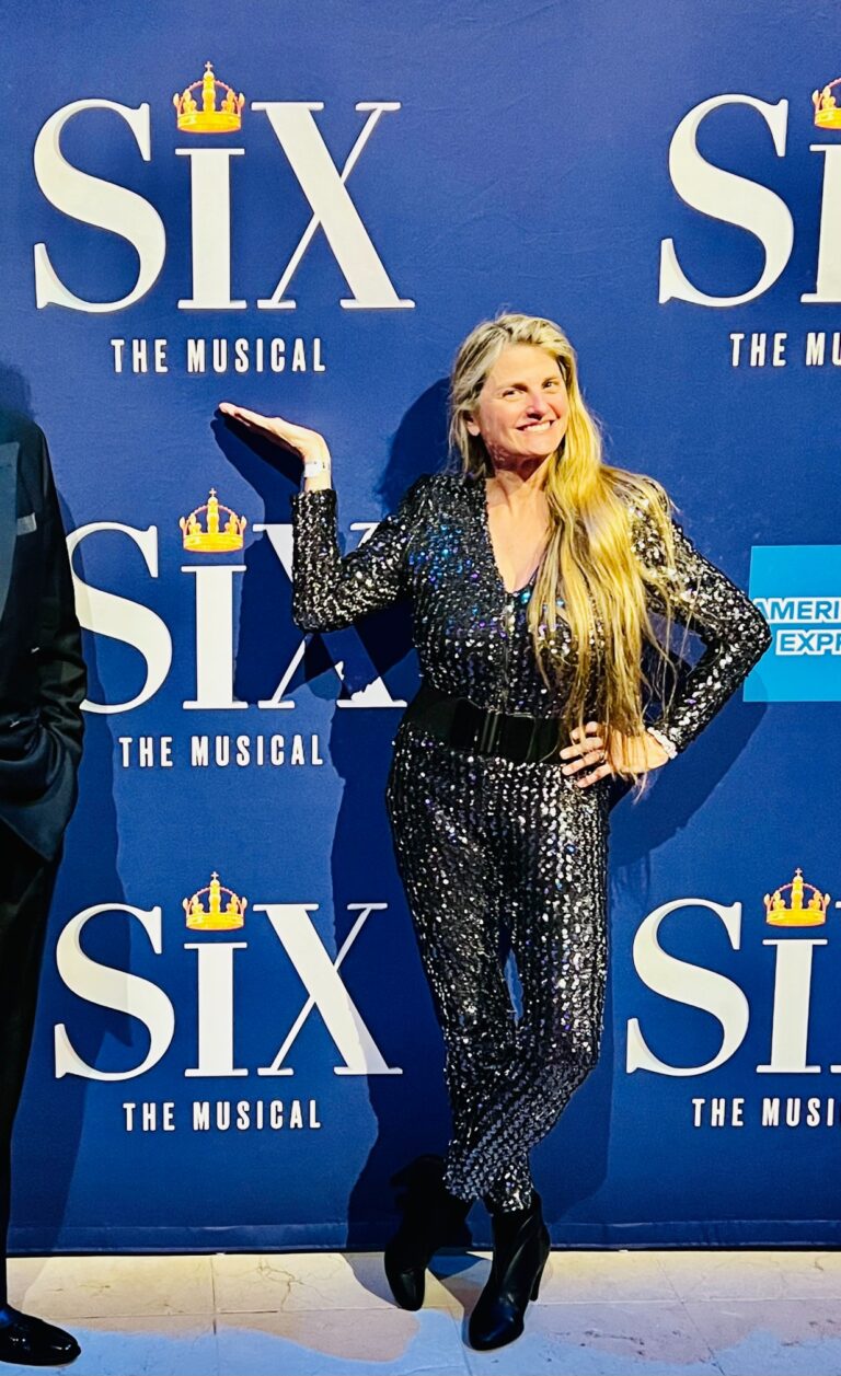 Bonnie Comley Stuns at The Tonys in a Sparkling Re-Worn Jumpsuit