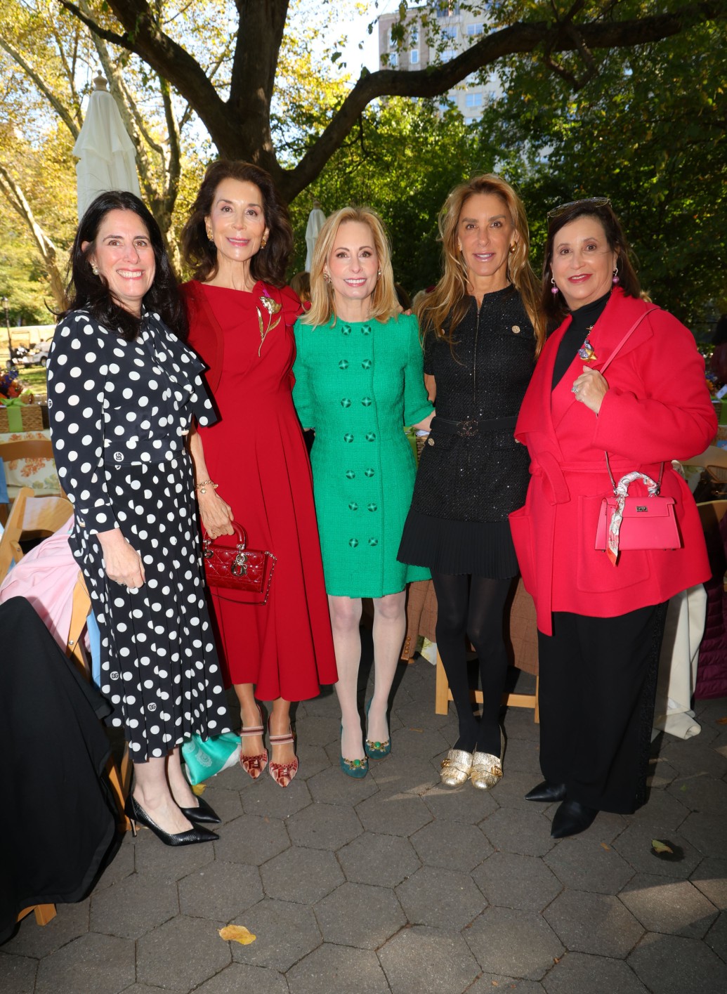 Kim Morgan Blank, Fe Fendi, Gillian Miniter, Dori Cooperman and Elyse Newhouse