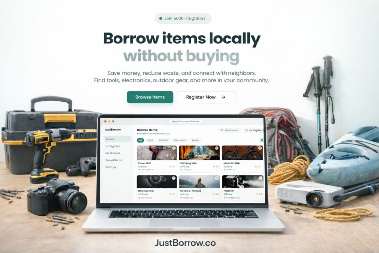 Just Borrow Takes the Local Access Economy by Storm