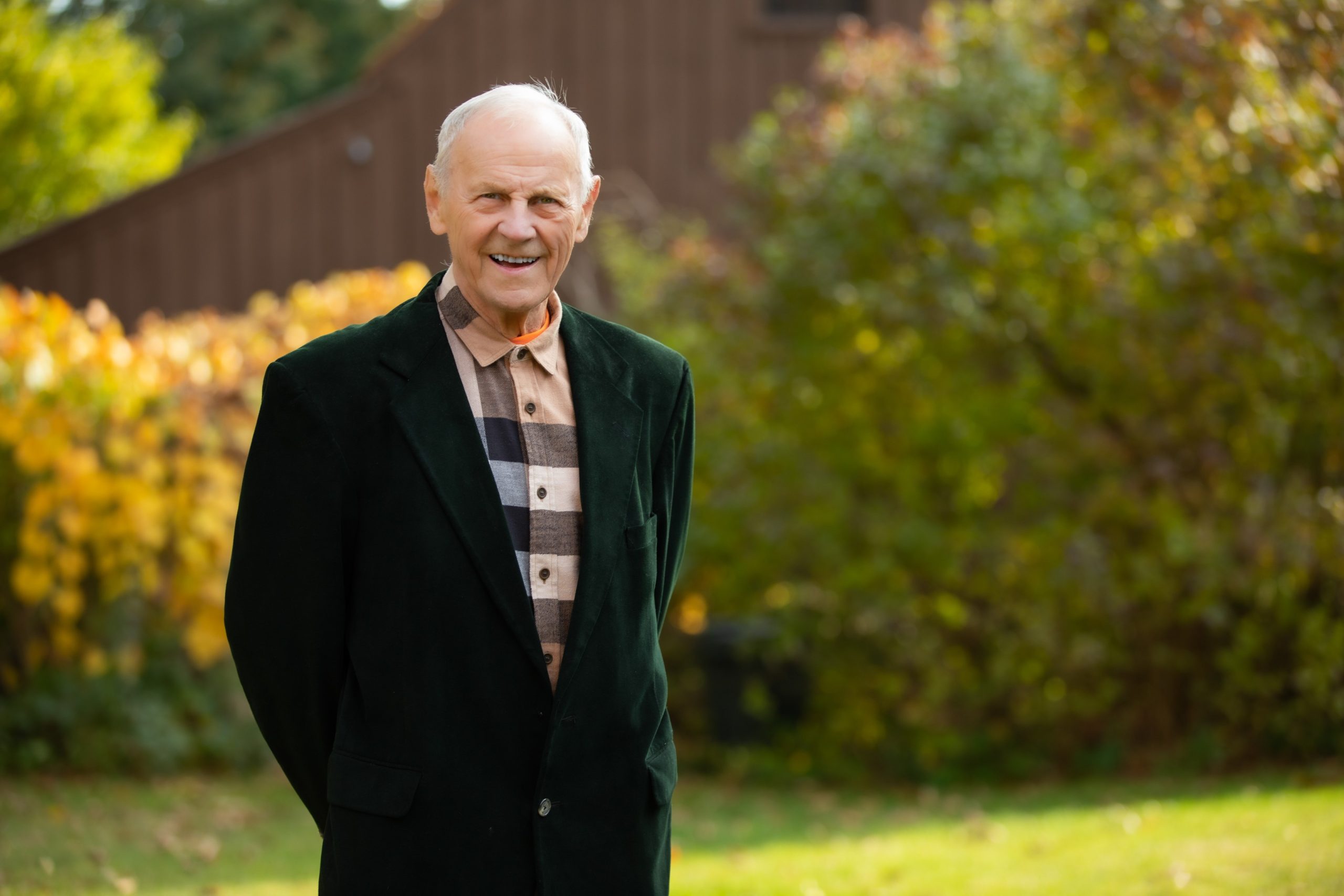 James F. Comley, founder of Embree Elevator, at age 95